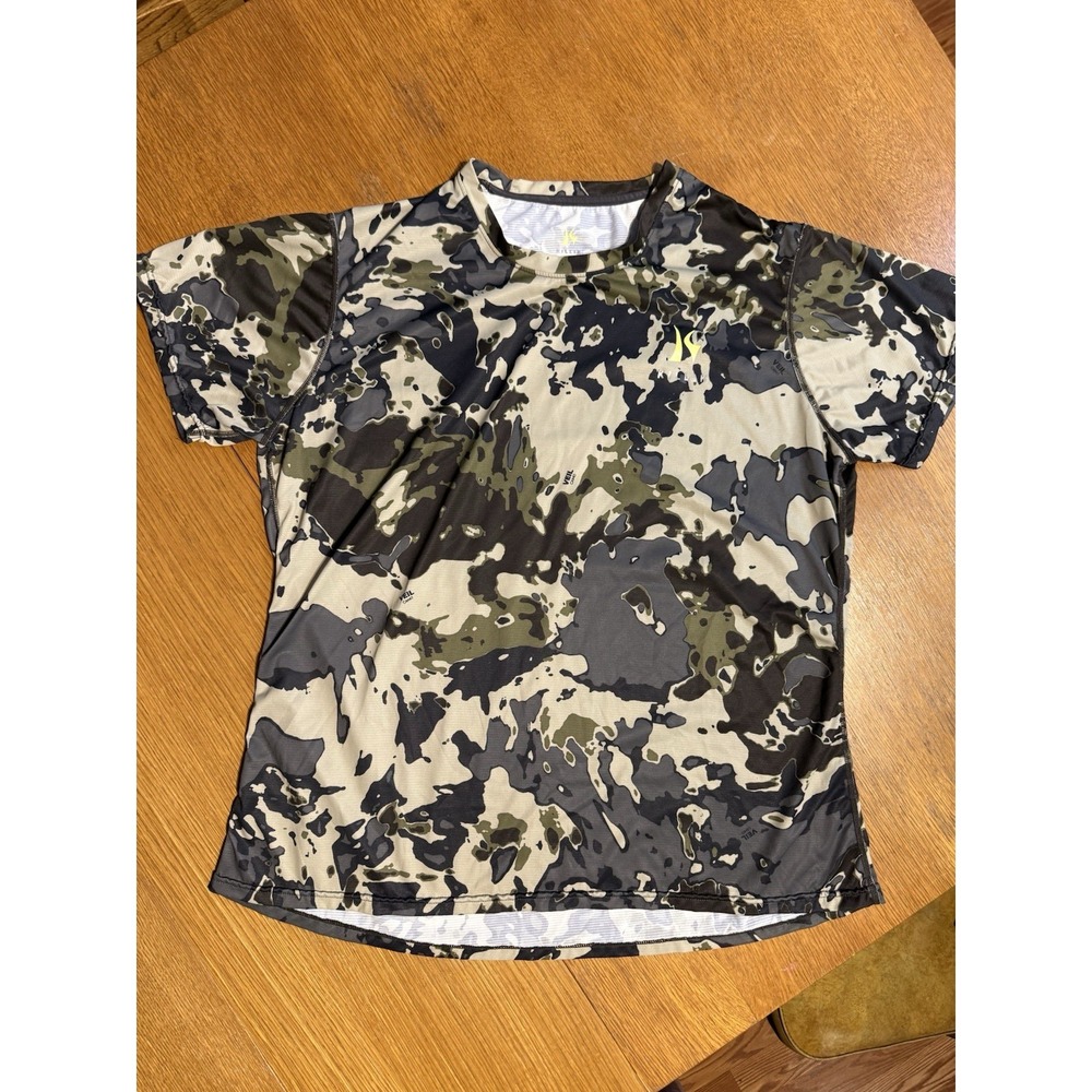 Killik Cooling‎ Short Sleeve Shirt Women's XL Veil Camo Lightweight Hunting
